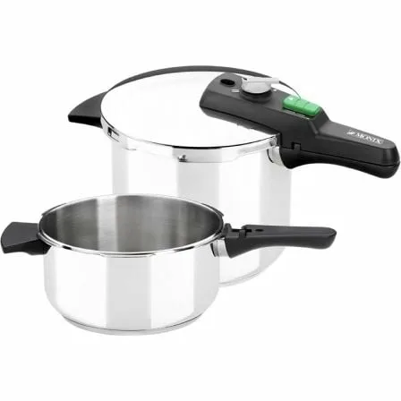 Olla a Presión Rápida Monix Quick M560005/ Ø22cm/ 4+6L/ Acero Inoxidable - Imagen 7