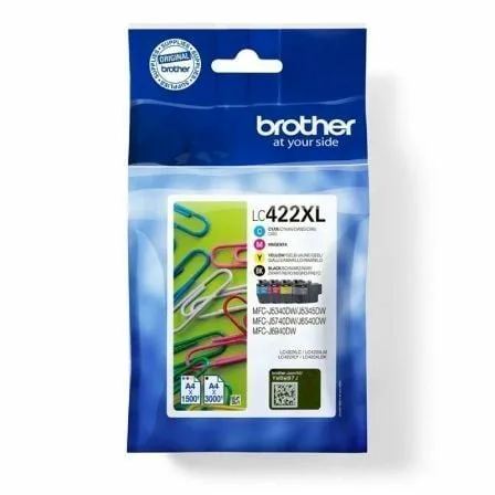 Cartucho de Tinta Original Brother LC-422XL Alta Capacidad Multipack/ Cian/ Magenta/ Amarillo/ Negro - Imagen 6