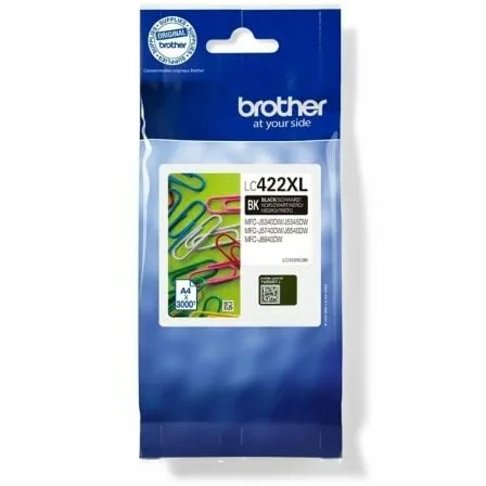 Cartucho de Tinta Original Brother LC-422 XL Alta Capacidad/ Negro - Imagen 9