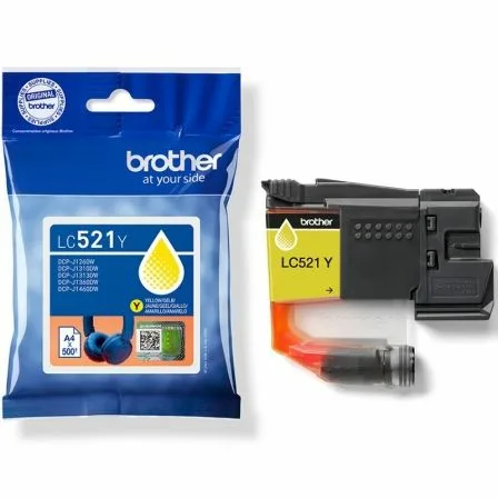 Cartucho de Tinta Original Brother LC521Y/ Amarillo - Imagen 6