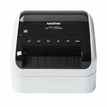 Impresora de Etiquetas Brother QL-1110NWBC/ Térmica/ Ancho etiqueta 103mm/ USB-WIFI-Bluetooth-Ethernet/ Blanca y Negra - Imagen 7