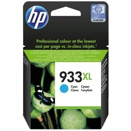Cartucho de Tinta Original HP nº933 XL Alta Capacidad/ Cian - Imagen 3