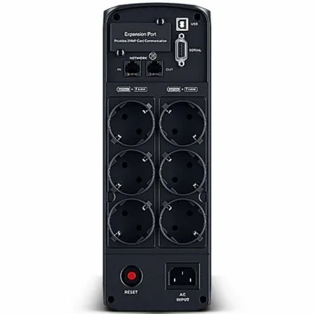 SAI Línea Interactiva Cyberpower CP1600EPFCLCD/ 1600VA-1000W/ 6 Salidas/ Formato Torre - Imagen 9
