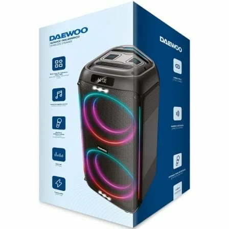 Altavoz Portable con Bluetooth Daewoo Party Speaker DW3010/ 40W/ 2.1 - Imagen 5