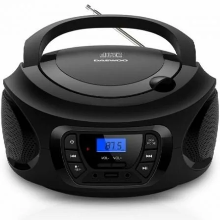 Radio CD Daewoo DW3011/ 4W/ Negro - Imagen 3