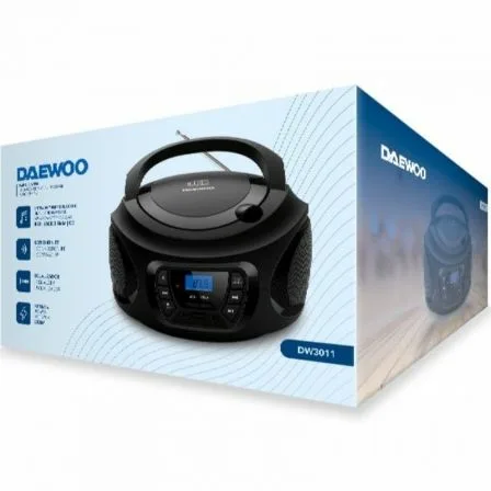 Radio CD Daewoo DW3011/ 4W/ Negro - Imagen 4
