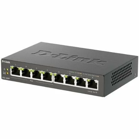 Switch D-Link DGS-1008P 8 Puertos/ RJ-45 Gigabit 10/100/1000/ PoE - Imagen 9