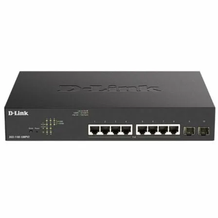 Switch D-Link DGS-1100-10MPV2 10 Puertos/ RJ-45 Gigabit 10/100/1000 PoE/ SFP - Imagen 7