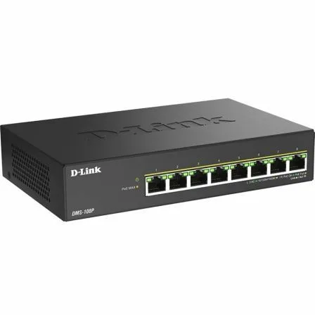 Switch D-Link DMS-108P/E 8 Puertos/ RJ-45 Gigabit 10/100/1000 PoE - Imagen 5