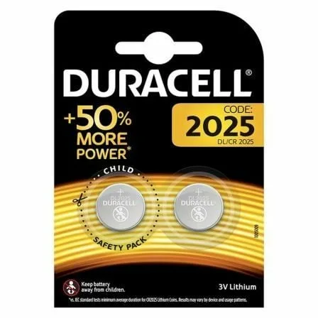 Pack de 2 Pilas de Botón Duracell DL2025B2/ 3V - Imagen 3