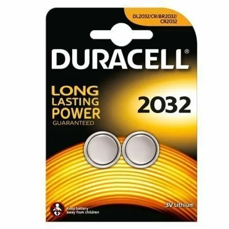 Pack de 2 Pilas de Botón Duracell DL2032/ 3V - Imagen 3