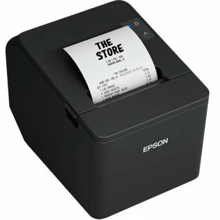 Impresora de Tickets Epson TM-T20IV/ Ancho papel 80mm/ USB-RS232/ Negra - Imagen 5