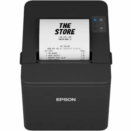 Impresora de Tickets Epson TM-T20IV/ Ancho papel 80mm/ USB-RS232/ Negra - Imagen 6