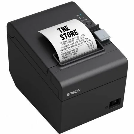 Impresora de Tickets Epson TM-T20III/ Térmica/ Ancho papel 80mm/ Ethernet/ Negra - Imagen 8