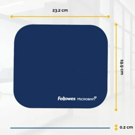 Alfombrilla Fellowes Estándar 5933805/ 20 x 232 x 199mm/ Azul - Imagen 6