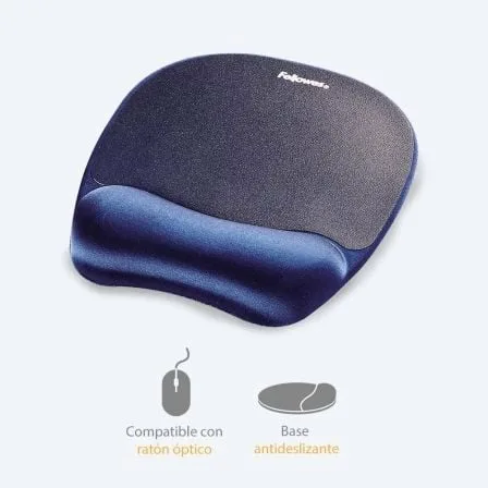 Alfombrilla Ergonómica Fellowes 9172801/ 20 x 196 x 230mm/ Azul - Imagen 9