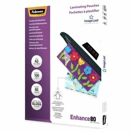 Fundas para Plastificar Fellowes 5306207/ A3/ 80 Micras/ 100 unidades - Imagen 5