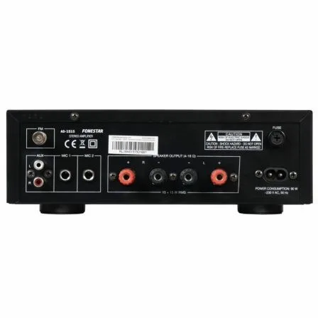 Amplificador estéreo Fonestar AS-1515/ 30W - Imagen 9