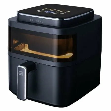 Freidora por Aire Airfryer / Sin Aceite Grunkel Black Light Fryer/ 1400W/ Capacidad 6L - Imagen 7