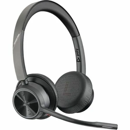 Auriculares Inalámbricos Poly Voyager 4320-M para Microsoft Teams + Adaptador BT700 + Base de Carga/ con Micrófono/ Bluetooth/ Negros - Imagen 9