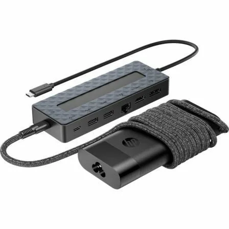 Pack Docking USB Tipo-C y Cargador Universal para Portátil HP 9H0H9AA - Imagen 5