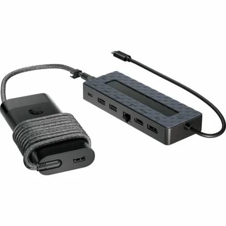 Pack Docking USB Tipo-C y Cargador Universal para Portátil HP 9H0H9AA - Imagen 6