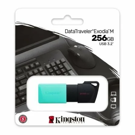 Pendrive 256GB Kingston DataTraveler Exodia M USB 3.2 - Imagen 9