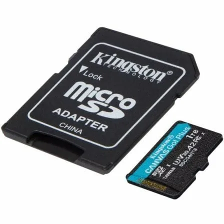 Tarjeta de Memoria Kingston CANVAS Go! Plus 1TB microSD XC con Adaptador/ Clase 10/ 200MBs - Imagen 6
