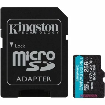 Tarjeta de Memoria Kingston CANVAS Go! Plus 256GB microSD XC con Adaptador/ Clase 10/ 200MBs - Imagen 7