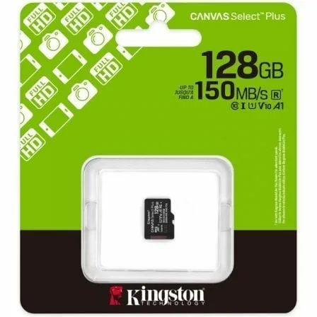 Tarjeta de Memoria Kingston CANVAS Select Plus 128GB microSD XC/ Clase 10/ 150MBs - Imagen 6