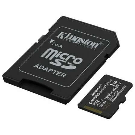 Tarjeta de Memoria Kingston CANVAS Select Plus 1TB microSD XC con Adaptador/ Clase 10/ 150MBs - Imagen 5