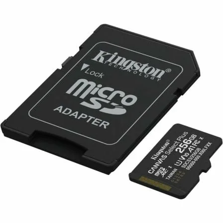 Tarjeta de Memoria Kingston CANVAS Select Plus 256GB microSD XC con Adaptador/ Clase 10/ 150MBs - Imagen 5