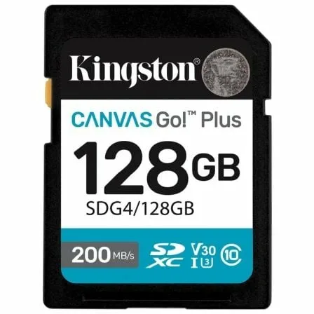 Tarjeta de Memoria Kingston CANVAS Go! Plus 128GB SD XC/ Clase 10/ 200MBs - Imagen 7
