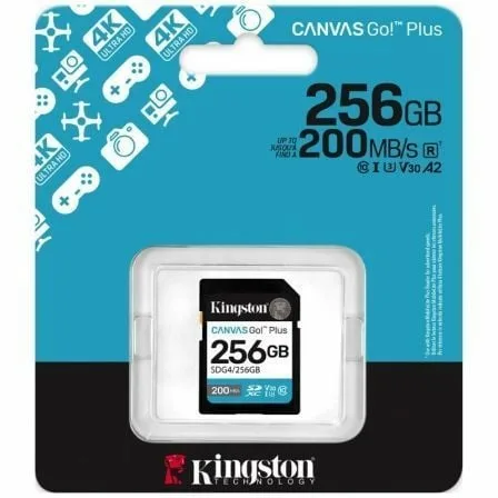 Tarjeta de Memoria Kingston CANVAS Go! Plus 256GB SD XC/ Clase 10/ 200MBs - Imagen 9
