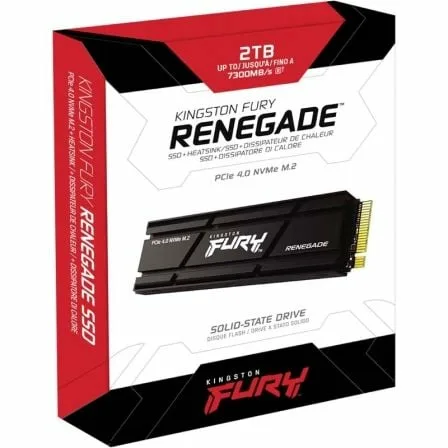 Disco SSD Kingston FURY Renegade SSD 2TB/ M.2 2280 PCIe Gen4/ Con Disipador de Calor/ Full Capacity - Imagen 6
