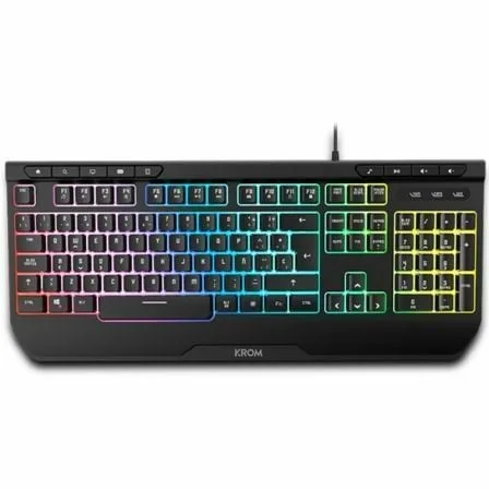 Pack Gaming Krom kenya/ Teclado RGB + Ratón Óptico + Alfombrilla + Auriculares - Imagen 9