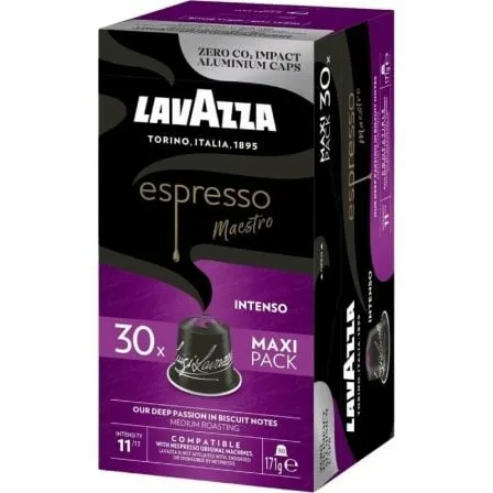 Cápsula Lavazza Espresso Maestro Intenso para cafeteras Nespresso/ Caja de 30 - Imagen 3