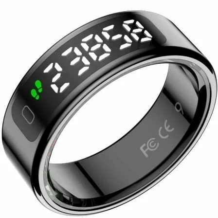 Anillo Inteligente Leotec Kör Mau Smart Ring Talla 10/ Ø20mm/ Notificaciones/ Frecuencia Cardíaca/ Negro - Imagen 3