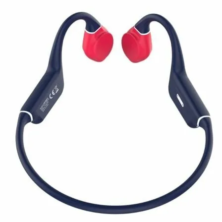 Auriculares Inalámbricos Deportivos de Conducción Ósea Leotec Osea Kuri/ con Micrófono/ Bluetooth/ Azules y Rojos - Imagen 7