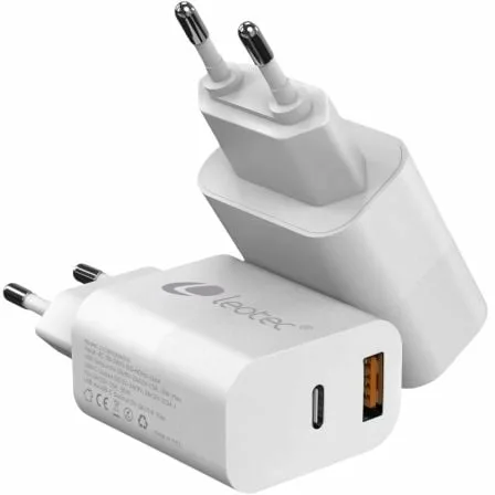 Cargador de Pared GaN Leotec LECSPH30W2W/ 1xUSB Tipo-C/ 1xUSB/ 30W - Imagen 5