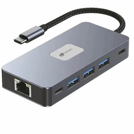 Docking USB Tipo-C Leotec LEDS02/ 3xUSB/ 1xUSB Tipo-C/ 1xUSB Tipo-C PD/ 2xHDMI 4K/ 1xRJ45/ 1xLector Tarjetas SD y MicroSD/ Gris - Imagen 9
