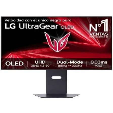 Monitor Gaming Ultrapanorámico LG UltraGear 32GX850A-B 32"/ 4K/ 0.03ms/ 330Hz/ OLED/ Regulable en Altura/ Negro - Imagen 4