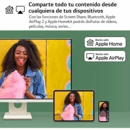 Smart Monitor LG MyView 32SR50F-W 31.5"/ Full HD/ Multimedia/ Smart TV/ Blanco - Imagen 9