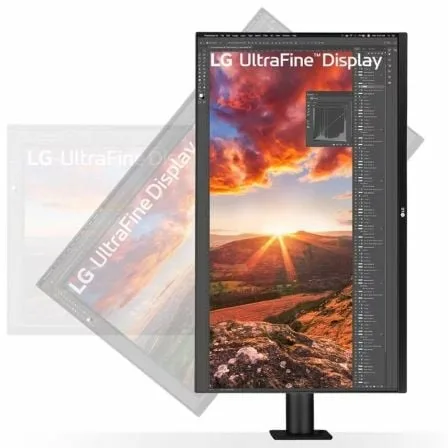 Monitor Profesional LG UltraFine Display 32UN880K-B 31.5"/ 4K/ Multimedia/ Regulable en altura/ Negro - Imagen 2