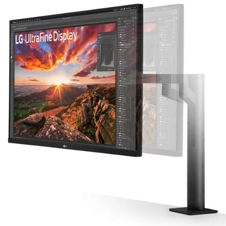 Monitor Profesional LG UltraFine Display 32UN880K-B 31.5"/ 4K/ Multimedia/ Regulable en altura/ Negro - Imagen 3