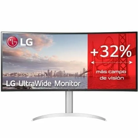 Monitor Profesional Ultrapanorámico LG UltraWide 34WQ650-W 34"/ WFHD/ Multimedia/ Regulable en altura/ Plata y Blanco - Imagen 7