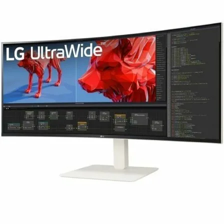 Monitor Profesional Ultrapanorámico Curvo LG 38BR85QC-W 38"/ WQHD+/ Multimedia/ Regulable en altura/ Blanco - Imagen 5
