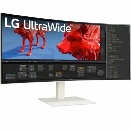 Monitor Profesional Ultrapanorámico Curvo LG 38BR85QC-W 38"/ WQHD+/ Multimedia/ Regulable en altura/ Blanco - Imagen 6