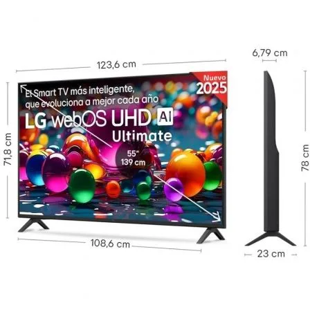 Televisor LG UHD 55UA74006LB 55"/ Ultra HD 4K/ Smart TV/ WiFi - Imagen 5