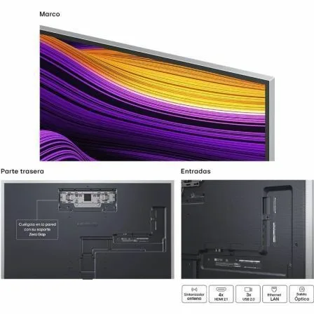 Televisor LG OLED Evo OLED65G54LW 65"/ Ultra HD 4K/ Smart TV/ WiFi - Imagen 6